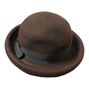 Brown Round Hat